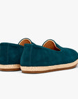 Teal Smoking Slipper